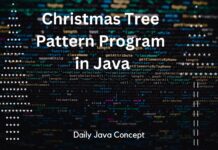 Christmas Tree Pattern Program Christmas Tree Pattern Program in Java
