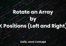 Rotate an Array by K Positions (Left and Right)